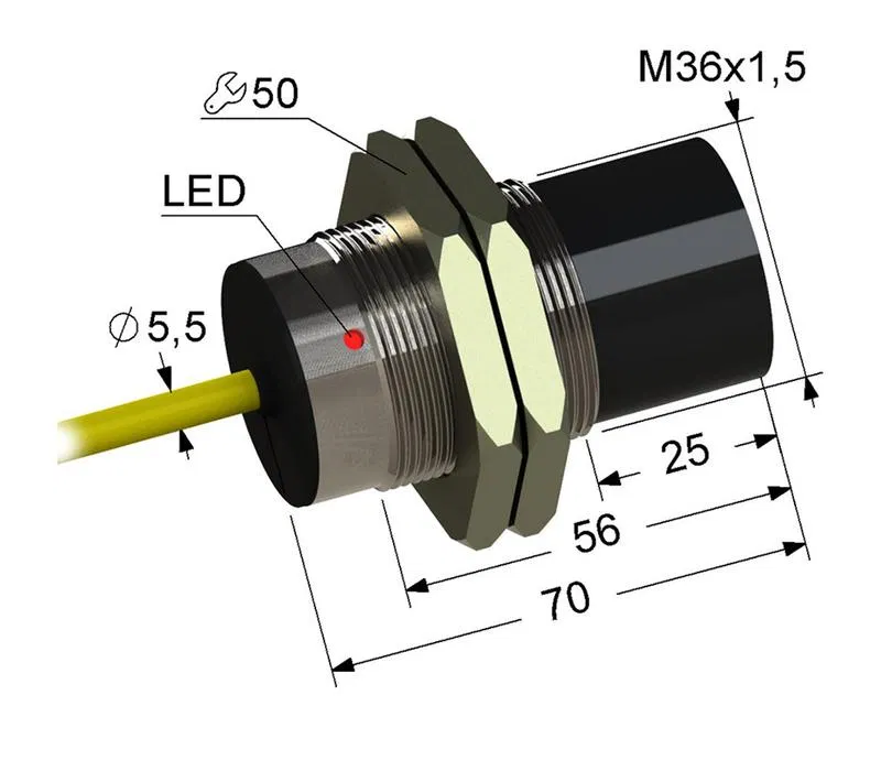 Выключатель бесконтактный PS2-36M70-20N41-K (ВБ2.36М.70.20.4.1.K) МЕГА-К A8010-T69884713