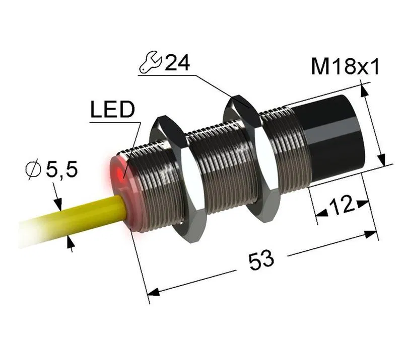 Выключатель бесконтактный PS2-18M53-8N51-K (ВБ2.18М.53.8.5.1.К) МЕГА-К A8010-T76720563