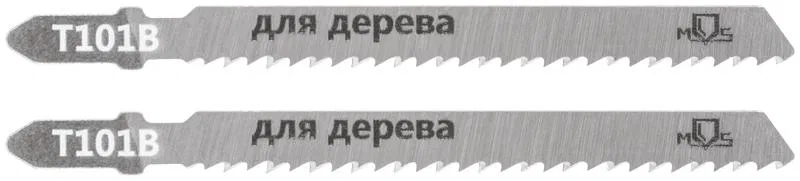Полотно для эл. лобзика T101B по дереву HCS 100мм (уп.2шт) MOS 40802М