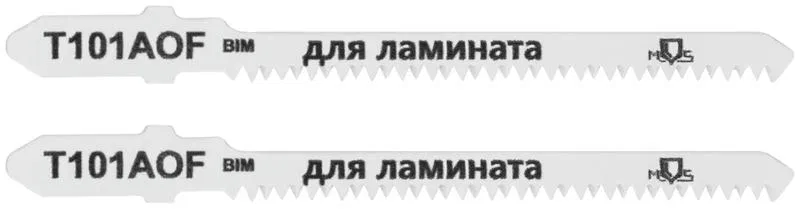 Полотно для эл. лобзика Т101AOF по дереву Bimetal 82мм (уп.2шт) MOS 40805М