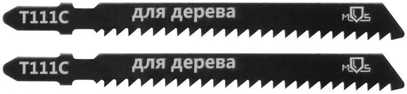 Полотно для эл. лобзика Т111С по дереву HCS 100мм (уп.2шт) MOS 40809М