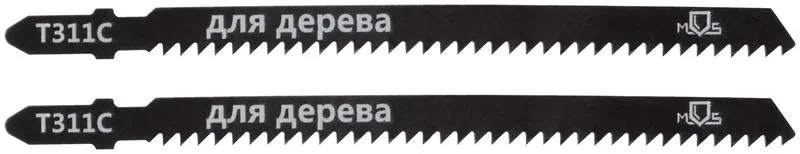 Полотно для эл. лобзика Т311С по дереву HCS 126мм (уп.2шт) MOS 40810М