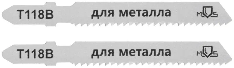 Полотно для эл. лобзика T118B по металлу HSS 75мм (уп.2шт) MOS 40821М