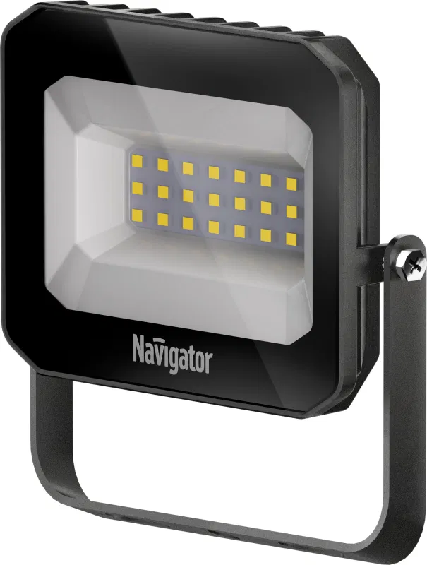 Прожектор светодиодный 95 425 NFL-04-20-6.5K-BL-LED 20Вт 6500К IP65 2000лм черн. Navigator 95425