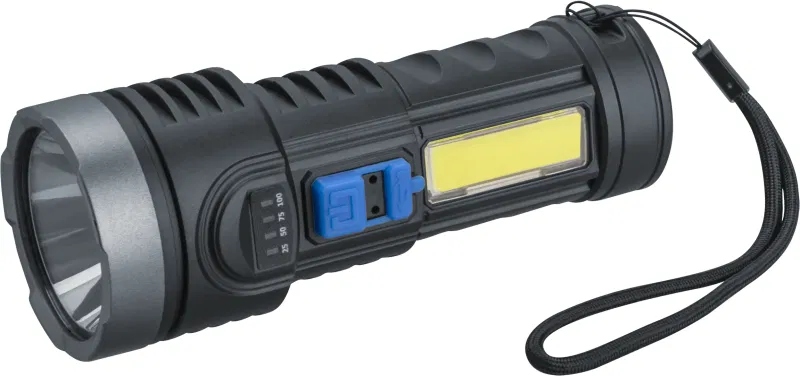 Фонарь аккумуляторный светодиодный 95 558 NPT-CP28-ACCU пласт. 1LED 1Вт+1СОВ 3Вт Li-Ion 4В универсальный NAVIGATOR 95558
