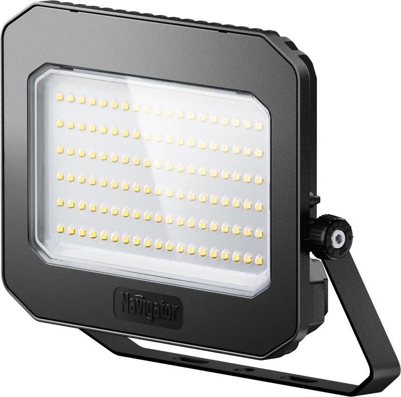 Прожектор светодиодный 95 636 NFL-04-100-6.5K-BL-D40-LED 100Вт 6500К IP65 10000лм черн. NAVIGATOR 95636