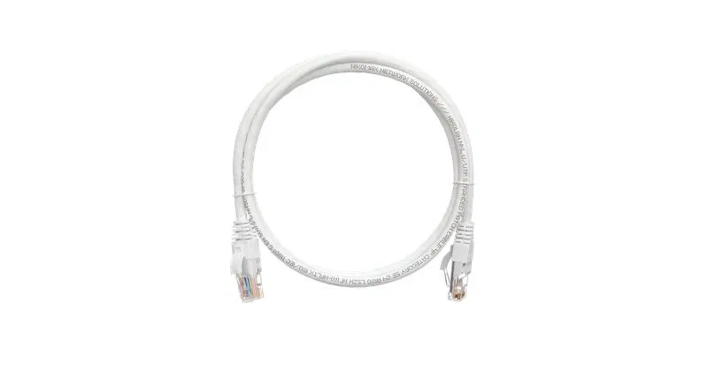 Патч-корд кат.5E U/UTP 4х2х24AWG patch LSZH нг(А) HFLTx 3м бел. NIKOMAX NMC-PC4UD55B-030-C-WT