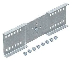 Комплект для лотка соединительный шарнирный H=110мм WRGV 110 FT (болт + шайба + гайка) гор. оцинк. OBO 6091334 OBO Bettermann
