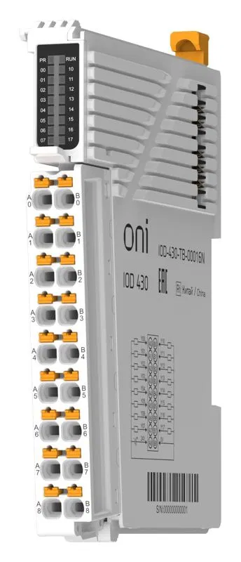 Модуль дискретного вывода IOD 430 16 сигналов NPN ONI IOD-430-TB-00016N