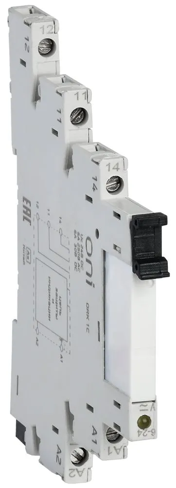 Реле интерфейсное ORK с розеткой 1C 24В DC