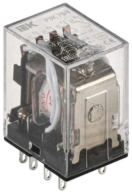 Реле РЭК 78-4 3А 24В AC IEK RRP20-4-03-024A ONI