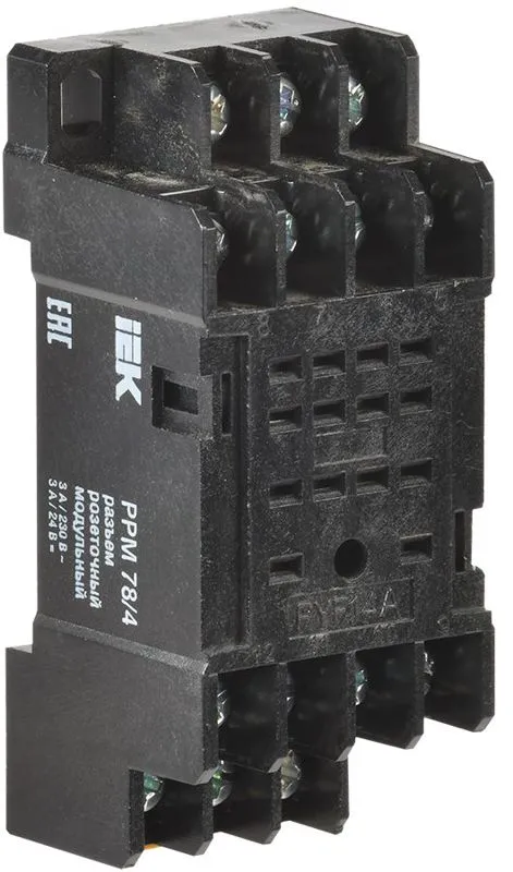Разъем модульный РРМ78/4(PYF14A) для РЭК78/4(MY4) IEK RRP20D-RRM-4 ONI