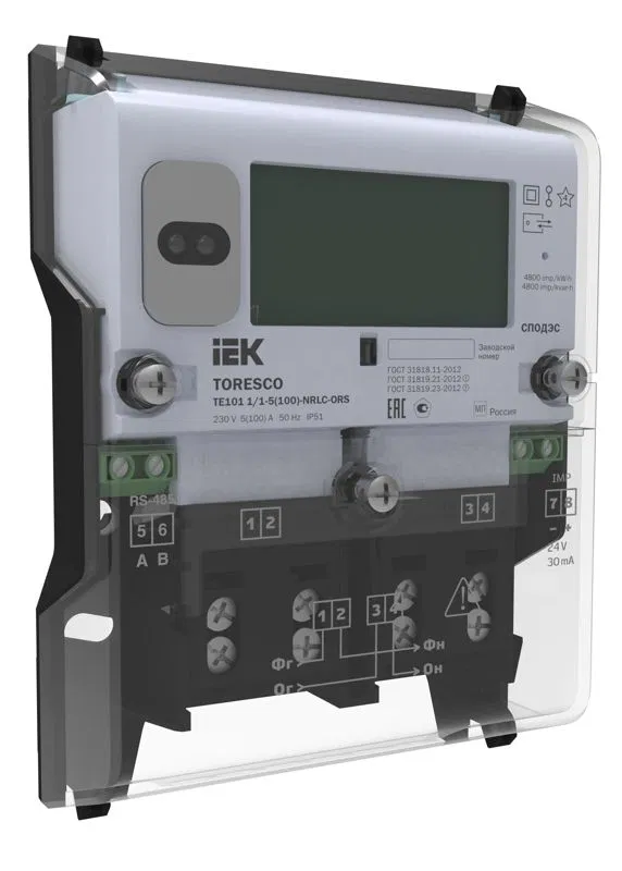 Счетчик TE101 1/1-5(100)-NRLC-ORS TORESCO IEK TR-TE101-100-1-RS ONI
