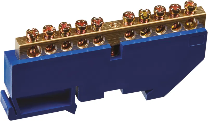 Шина нулевая 90 719 OBB-M69-10D-B на DIN-изоляторе ОНЛАЙТ 90719