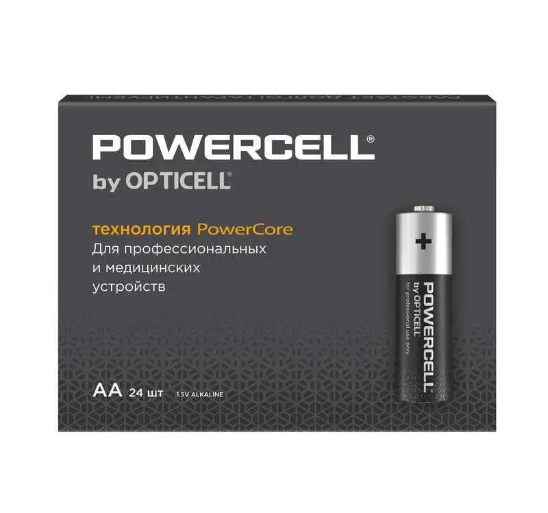 Элемент питания алкалиновый AA/LR6 (уп.24шт) Powercell Opticell 6090003