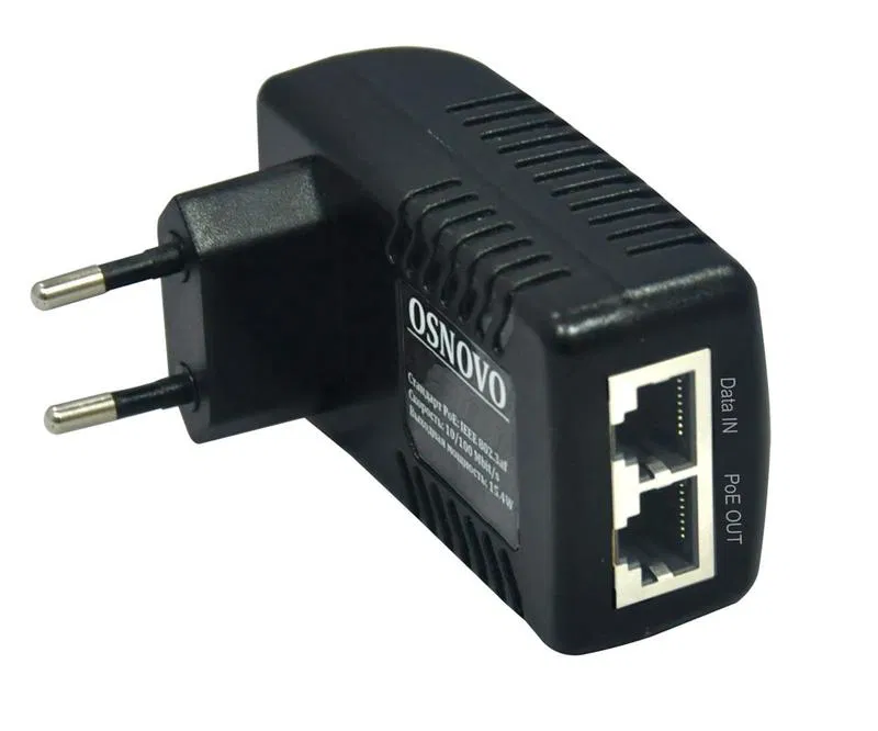 Инжектор PoE Midspan-1/151 Fast Ethernet на 1 порт OSNOVO 10661