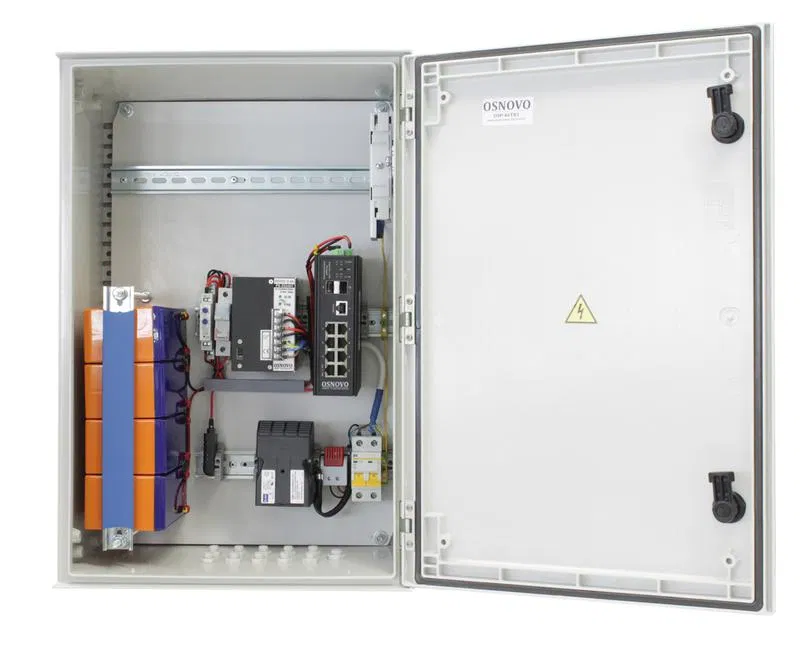 Коммутатор уличный управляемый (L2+) OSP-46TB1(SW-80802/ILS(port 90Вт)) на 10 портов с термостабил. OSNOVO 13927