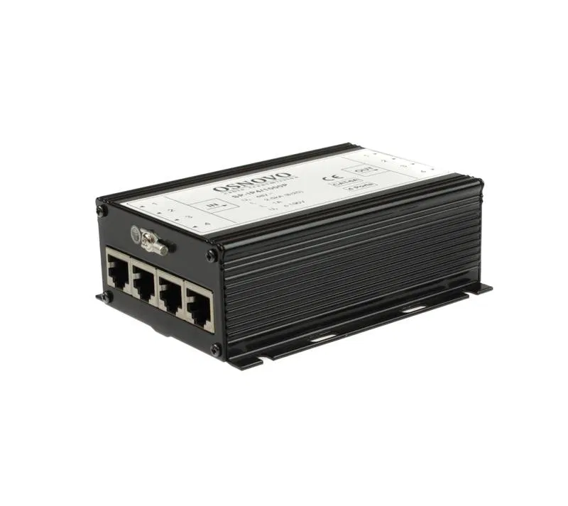 Устройство грозозащиты SP-IP4/100 для локал. вычислит. сети на 4 порта (скорость до 100Мб/с) OSNOVO 14280