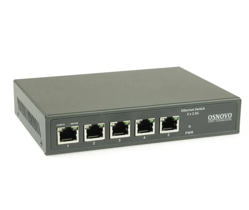 Коммутатор 2.5G Ethernet SW-5D-1 на 5 RJ45 портов OSNOVO 14343