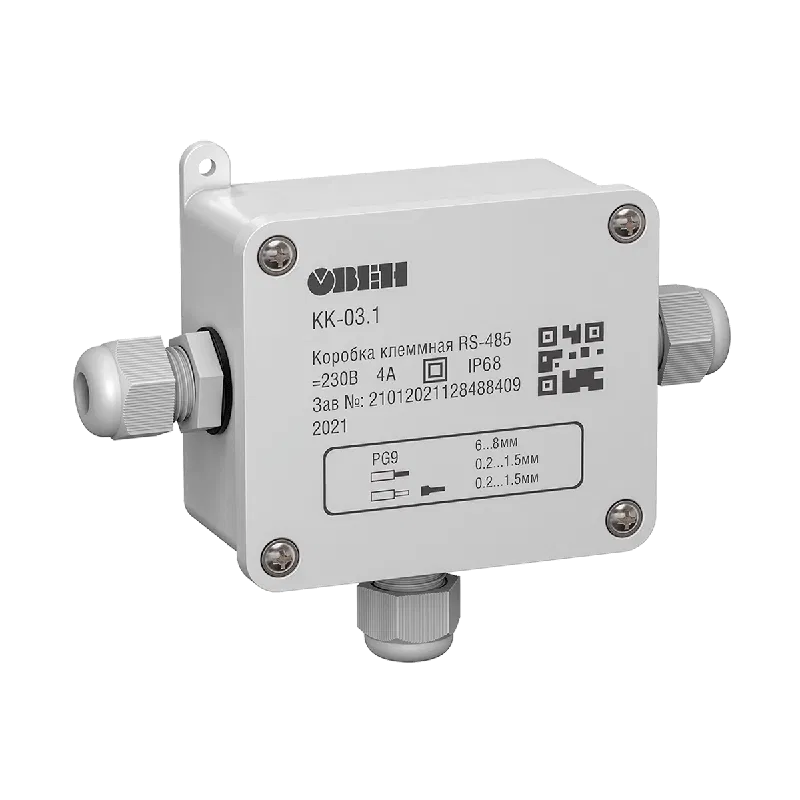 Коробка клеммная КК-03.2 RS-485 ОВЕН 104588