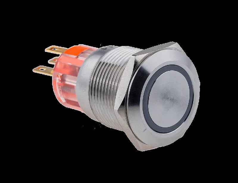 Кнопка IP67 с подсветкой желт. с фиксацией 1NO+1NC 24В AC/DC MT67-F24Y11 ОВЕН 107344
