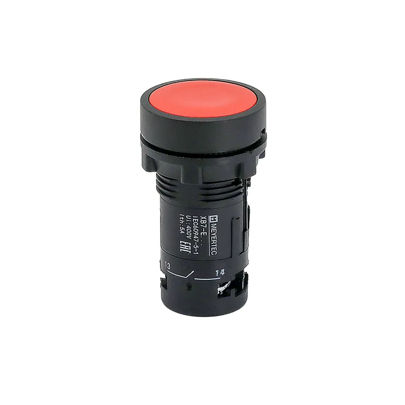 Кнопка плоская 1NO+1NC IP54 пластик MTB7-EA45 красн. ОВЕН 132686