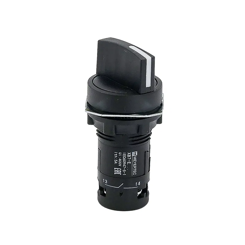 Переключатель на 2 положения с возвратом короткая ручка 1NO+1NC IP54 пластик MTB7-ED45 ОВЕН 132707