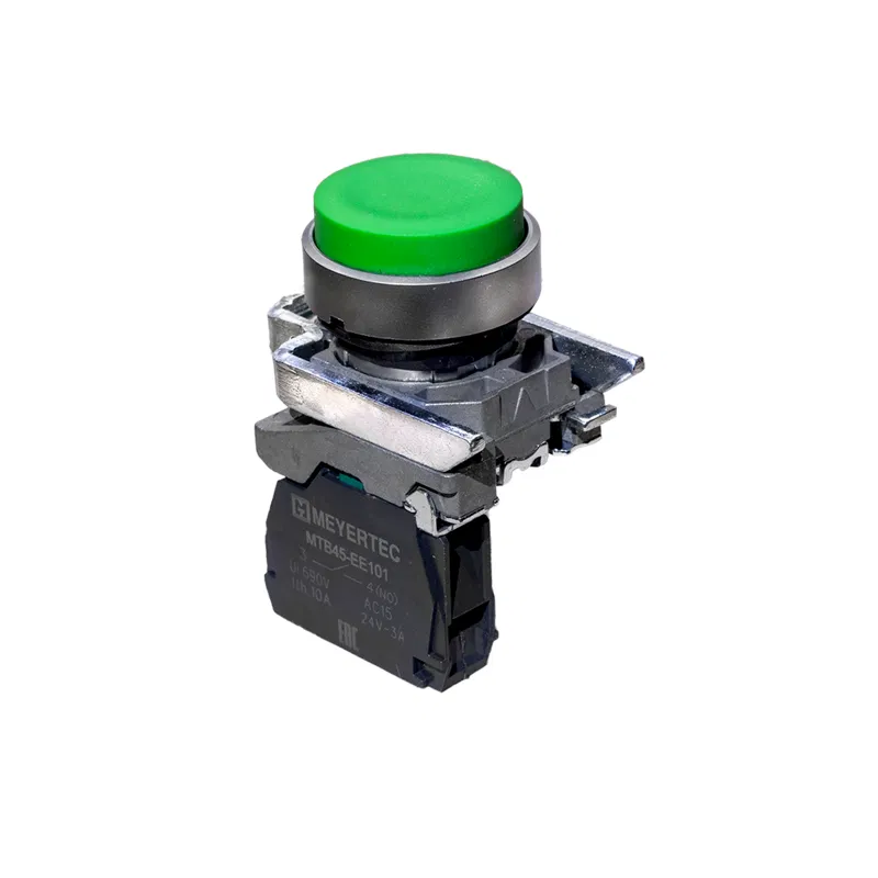 Кнопка выступающая 1NO IP65 металл MTB4-BL31 зел. ОВЕН 137131