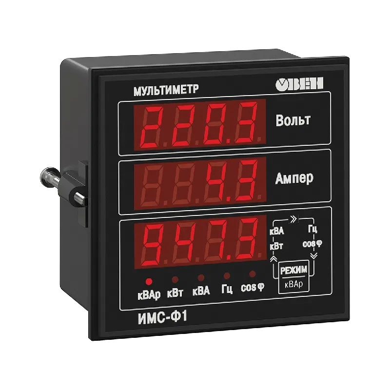 Прибор электроизмерительный цифровой (мультиметр) ИМС-Ф1.Щ1 ОВЕН 40287