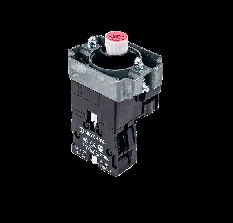 Основание с модулем подсветки 1NC блок-контакт 220В AC/DC мет. MTB2-BW634 красн. ОВЕН 43297