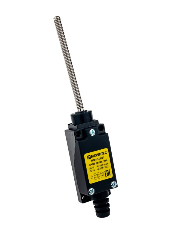 Выключатель концевой 6 A NO+NC IP65 пружинный на отклонение MTB4-LZ8167 ОВЕН 51729