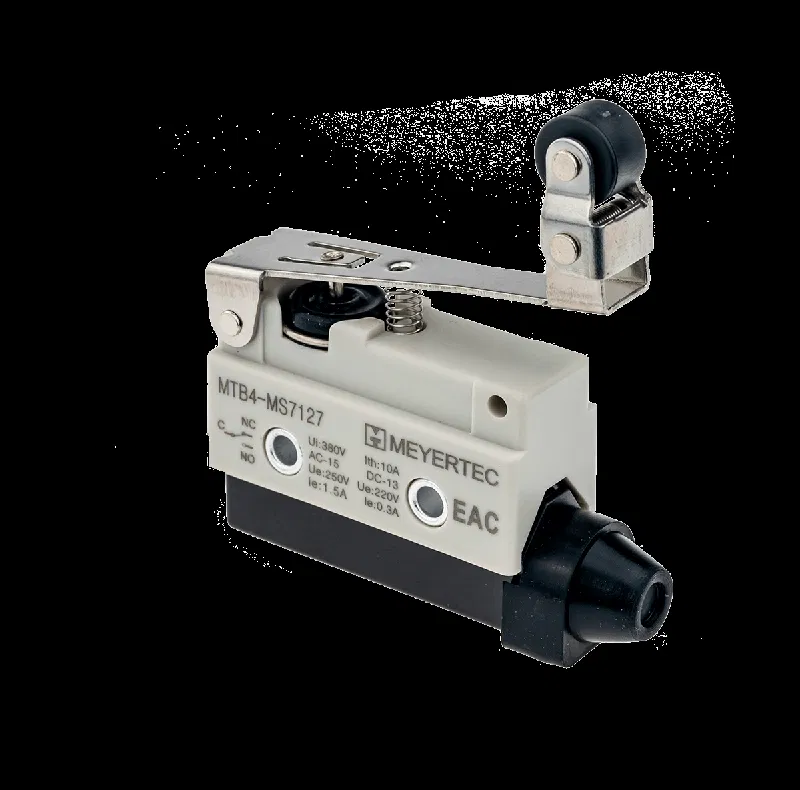 Выключатель концевой NO+NC IP54 рычаг с поворотным роликом MTB4-MS7127 ОВЕН 54263