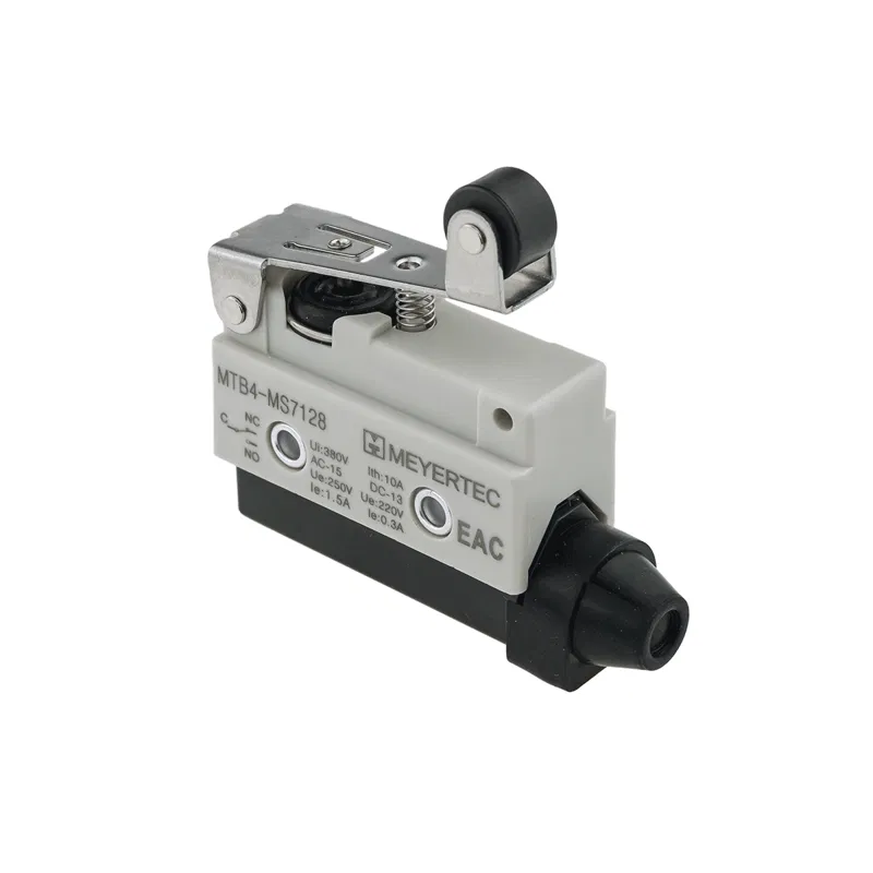 Выключатель концевой NO+NC IP54 рычаг с роликом укороченный MTB4-MS7128 ОВЕН 54264