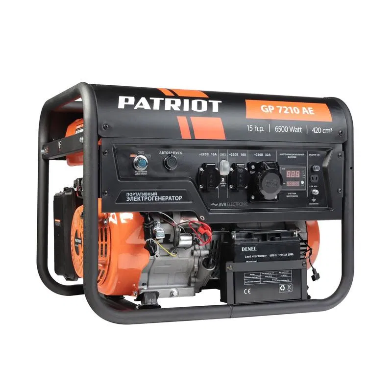 Бензогенератор GP 7210 AE PATRIOT 474101590