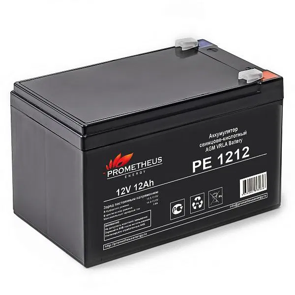 Аккумулятор 12В 12А.ч PE1212 Prometheus Energy НФ-00001288