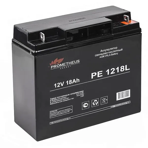 Аккумулятор 12В 18А.ч PE1218L Prometheus Energy НФ-00001626