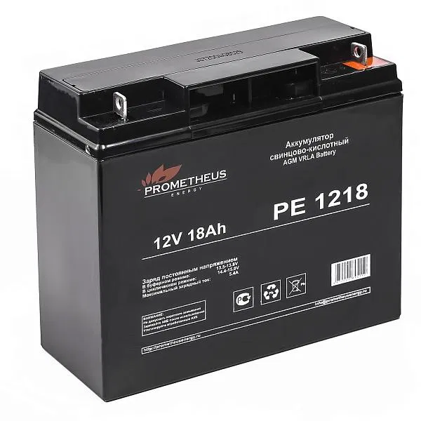 Аккумулятор 12В 18А.ч PE1218 Prometheus Energy НФ-00005200