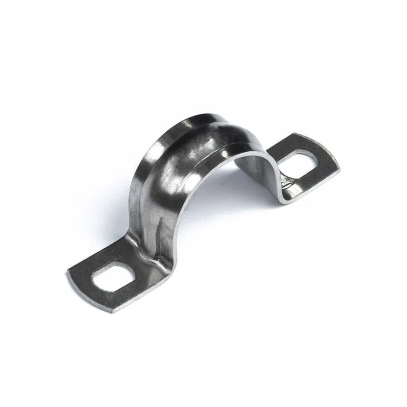 Скоба двухлапковая СМД(INOX) d25-26мм метал. (уп.20шт) Промрукав PR08.20749