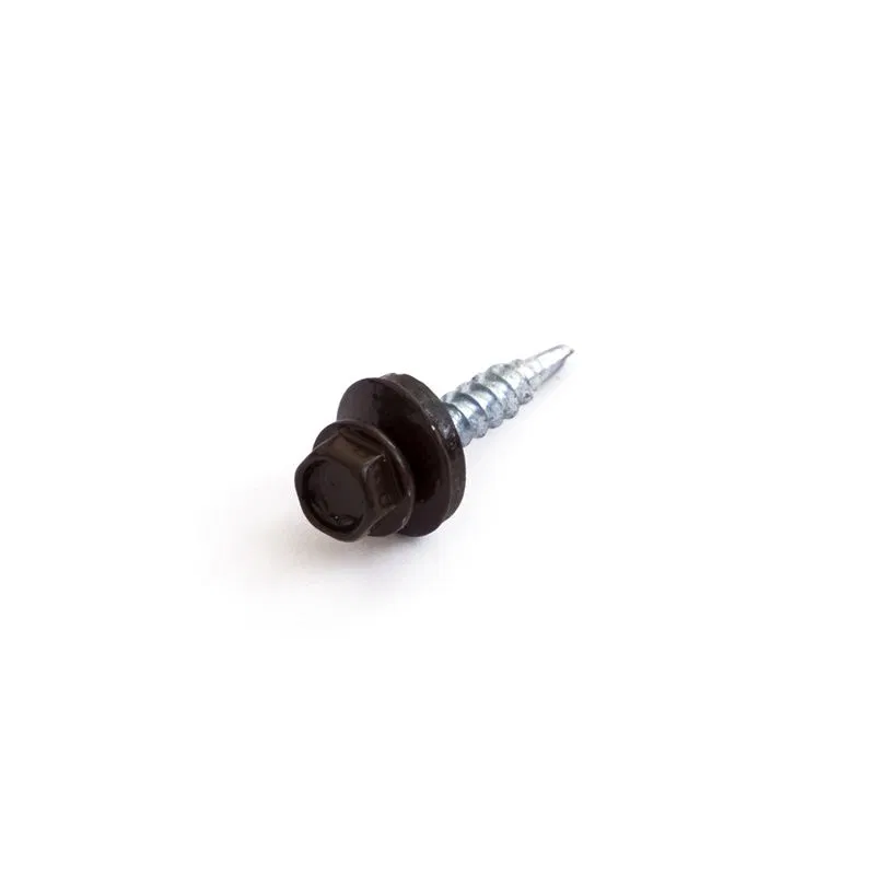 Саморез кровельный 4.8х28 RAL 8017 корич. (уп.10шт) Промрукав PR08.9431