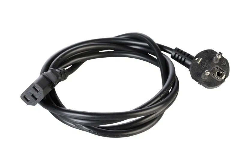 Шнур питания с заземлением IEC 60320 C13/Schuko 10А/250В 3х1.0 1.8м R-10-Cord-C13-S-1.8 Rem 1321862