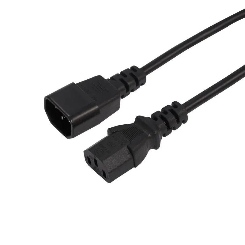 Шнур сетевой IEC 320 C13 - IEC 320 C14 3х0.75кв.мм 6А 1.8м Rexant 04-2723