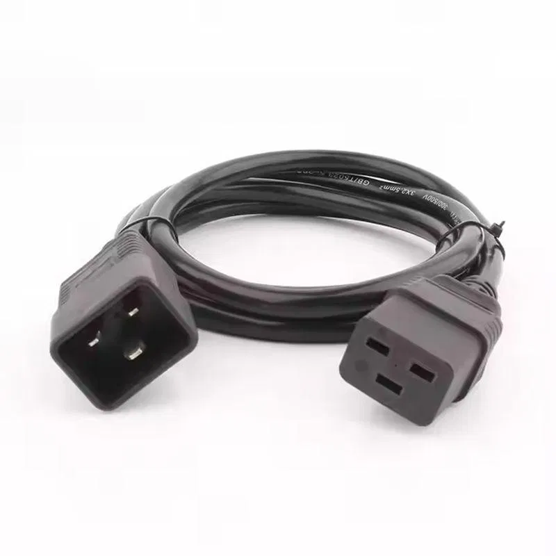 Шнур сетевой IEC 320 C19 - IEC 320 C20 3х1.5кв.мм 16А 3м Rexant 04-2742