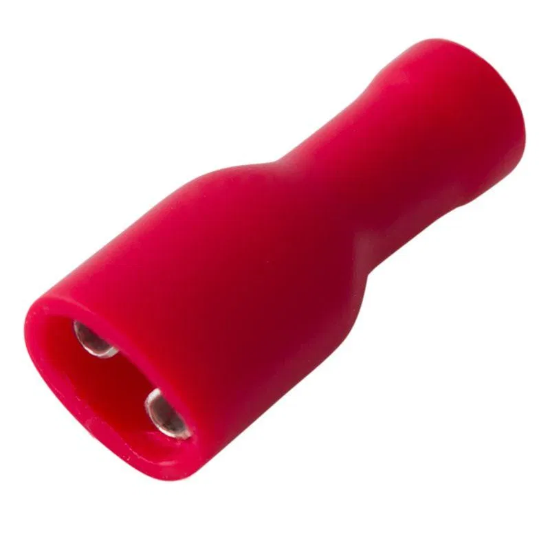 Клемма плоская полностью изол. (VF 1.25-187(8) А) (уп.100шт) Rexant 08-0611