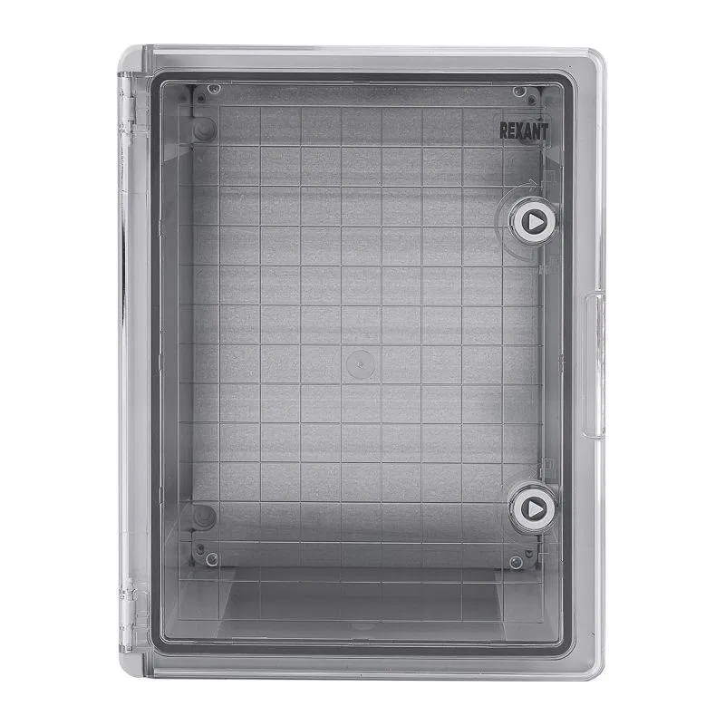 Корпус ЩМПп 400х300х220 УХЛ1 IP65 с прозр. дверцей и монтажн. панелью ABS пластик. Rexant 11-0413