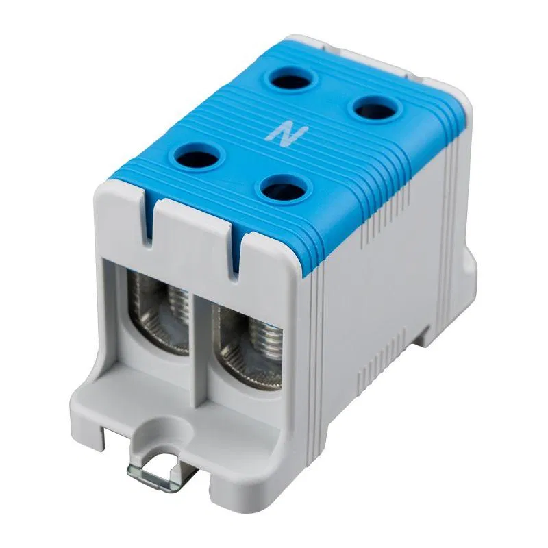 Клемма вводная силовая распределительная КВС 16-95кв.мм 2-рядная син. Rexant 11-2116