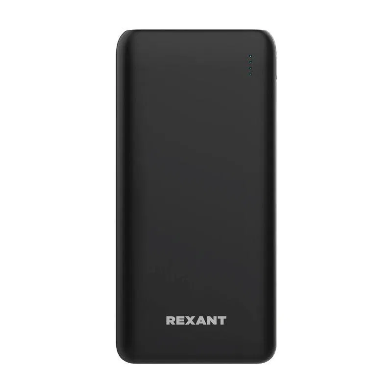 Устройство зарядное портативное Power Bank (аккумуляторная батарея) 10000мА.ч с Quick Charge и Power Delivery черн. Rexant 30-2051