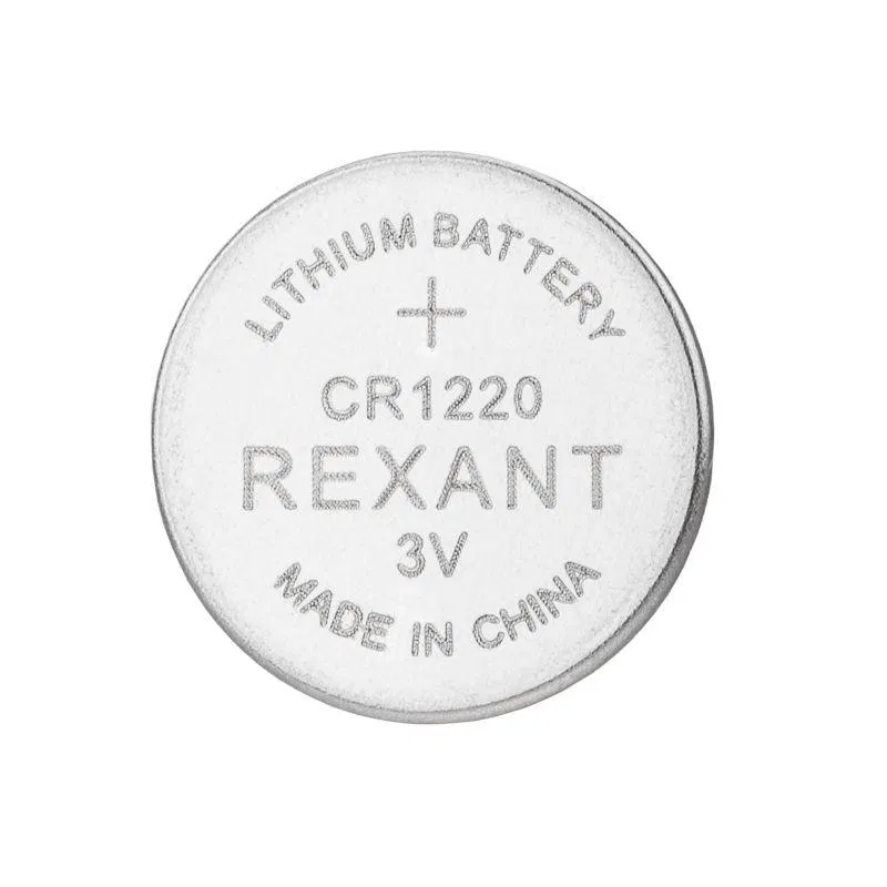 Элемент питания литиевый CR1220 3В (блист.5шт) Rexant 39-1102