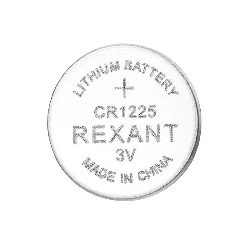 Элемент питания литиевый CR1225 3В (блист.5шт) Rexant 39-1103