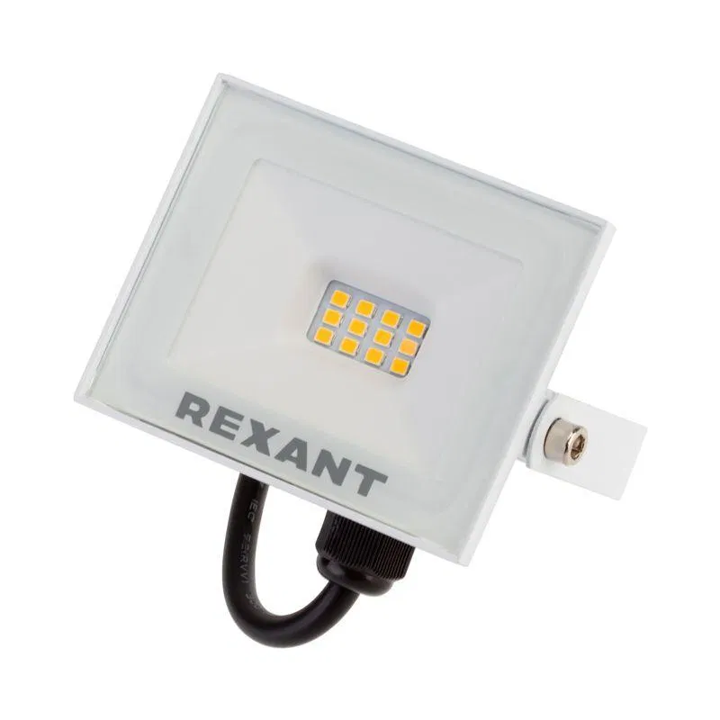 Прожектор СДО 20Вт 3000К 1600лм корпус бел. Rexant 605-019