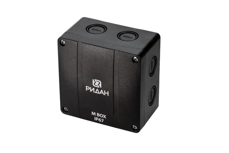Коробка распределительная M BOX 110х110х67мм IP67 черн. Ридан 21RT0929R